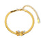 18K gold plated Stainless steel  Butterfly bracelet