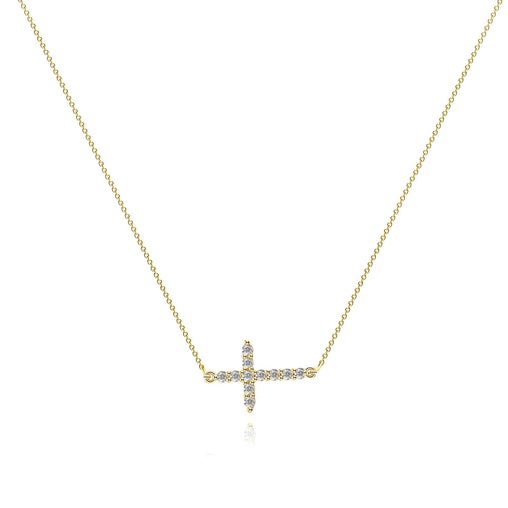 18K gold plated Stainless steel  Crosses necklace
