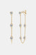 1 Carat Moissanite 925 Sterling Silver Chain Earrings