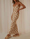 Spaghetti Strap Maxi Sweater Dress