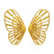 18K gold plated Stainless steel  Butterflies earrings, Intensity