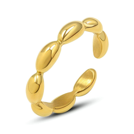 18K gold plated Stainless steel finger ring