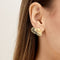 18K gold plated Stainless steel  Butterflies earrings, Intensity