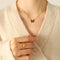18K gold plated Stainless steel  Butterfly necklace