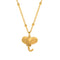 18K gold plated Stainless steel  Elephant necklace
