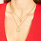 18K gold plated Stainless steel  Elephant necklace