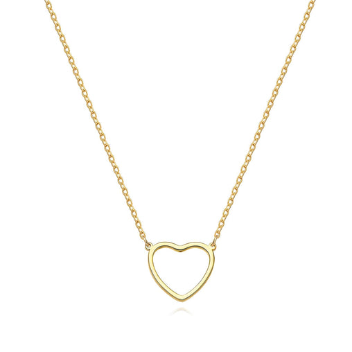 18K gold plated Stainless steel  Hearts necklace