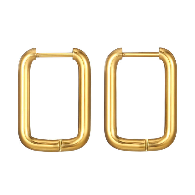 18K gold plated Stainless steel earrings