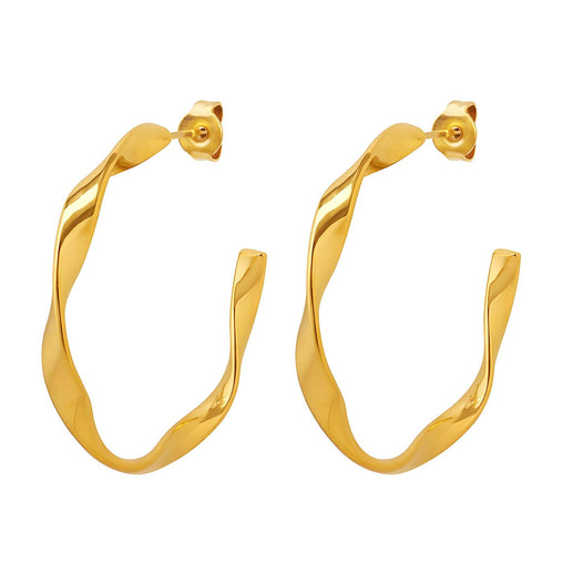 18K gold plated Stainless steel earrings
