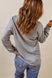 Sequin Rugby Graphic Dropped Shoulder Sweatshirt