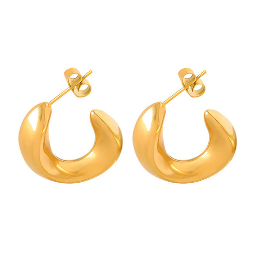 18K gold plated Stainless steel earrings